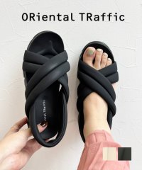 ORiental TRaffic/クロスベルト厚底サンダル/41243/506358535