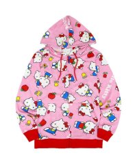 Sanrio characters/サンリオ Sanrio ハローキティ サンリオ キャラクターズ パーカー 総柄 レディース メンズ 天竺 ジップパーカー/506358539