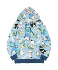 Sanrio characters/サンリオ Sanrio はぴだんぶい サンリオ キャラクターズ パーカー 総柄 レディース メンズ 天竺 ジップパーカー/506358540