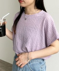 reca/レカ reca カットシャーリングデザインフレンチスリーブTシャツ(R24139ーv)/506358596
