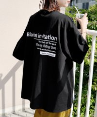 reca/レカ reca レカ reca 前後ロゴ五分袖オーバーサイズTシャツ（belーblcー6115）/506358603