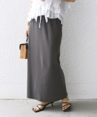SHIPS WOMEN/〈手洗い可能〉リブ ジャージー 2WAY ストレッチ スカート/506359372