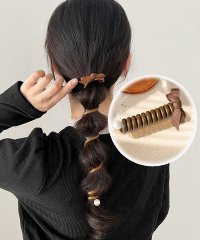 shoppinggo/ショッピングゴー shoppinggo プリングヘアゴム くるくる ヘアアクセサリー ハート オシャレ 髪飾り ヘアゴム コイルポニー ワイヤーポニー まとめ髪/506359803