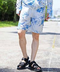 TopIsm/トップイズム TopIsm 水着 メンズ サーフパンツ 水陸両用 インナーパンツ付 海パン 海水パンツ 総柄 ボタニカル柄 リーフ柄 ボーダー 無地 スイムウェ/506360232