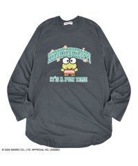 Sanrio characters/サンリオ Sanrio けろけろけろっぴ Tシャツ 長袖 ロンT ラグラン袖 プリント オーバーサイズ サンリオ キャラクターズ/506057518