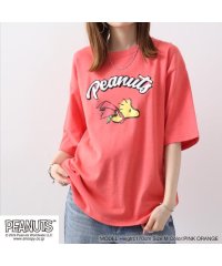  PEANUTS/ピーナッツ PEANUTS スヌーピー ウッドストック トップス Tシャツ 半袖 刺繍 プリント PEANUTS SNOOPY/506057676