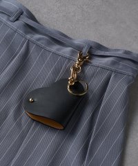 HASHIBAMI/ハシバミ HASHIBAMI ハート型 スマート キーリング キーホルダー 牛革 カウレザー/506299204