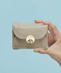HASHIBAMI/ハシバミ HASHIBAMI ラウンドウォレット ミニウォレット 財布 クロコ柄 シボ感 ミニ財布 牛革 本革 レディース/506299205