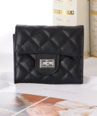 Lace Ladies/レースレディース Lace Ladies レザー調 キルティング コンパクト 三つ折り 財布/506318749