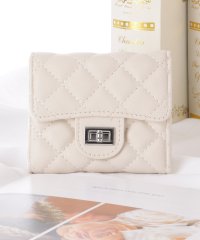 Lace Ladies/レースレディース Lace Ladies レザー調 キルティング コンパクト 三つ折り 財布/506318749