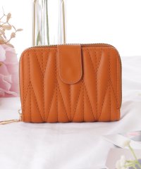 Lace Ladies/レースレディース Lace Ladies レザー調 キルティング 二つ折り コンパクト 財布 ウォレット/506318753