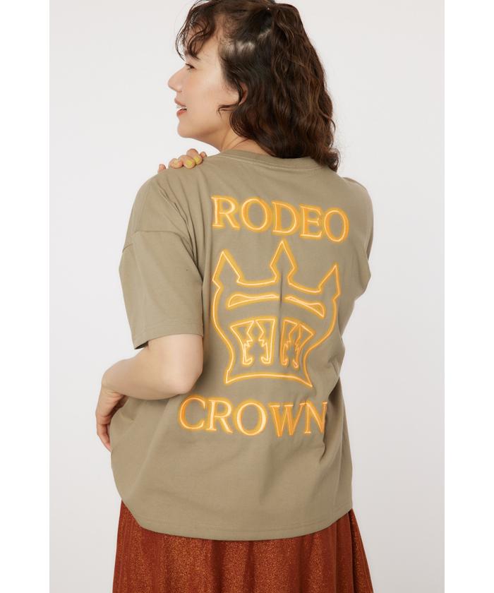 刺繍 クラウン Tシャツ(506363716) | ロデオクラウンズワイド