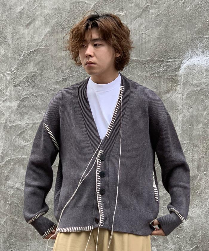 トップス ouat BLACK OFFICE CARDIGAN OFFICE CARDIGAN | OUAT