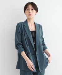 INDIVI/【洗える／UVケア／接触冷感／SETUP可能】麻混テーラードダブルジャケット/506365840