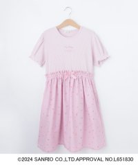 SHOO・LA・RUE(Kids) /【サンリオキャラクターズ】パフ袖ドッキングワンピース/506366285