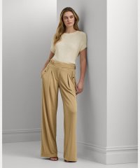 LAUREN RALPH LAUREN/プリーテッド ストレッチ ジャージー パンツ/506366342