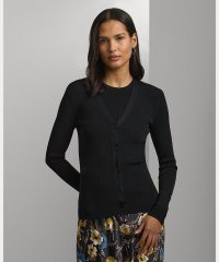 LAUREN RALPH LAUREN/リブド Vネック カーディガン/506366353