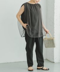 ITEMS URBAN RESEARCH/チュールトップス×テーパードパンツ/506366411