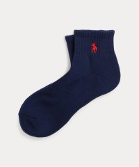 POLO RALPH LAUREN/コットンブレンド クォータークルー ソックス/506367042
