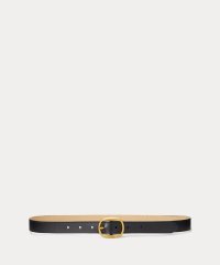 POLO RALPH LAUREN/オーバルバックル スキニー レザー ベルト/506367125