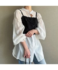 JUNOAH/ジュノア JUNOAH ジャガードバックリボンビスチェ/506367241