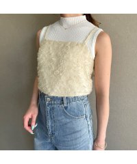 JUNOAH/ジュノア JUNOAH ジャガードバックリボンビスチェ/506367241