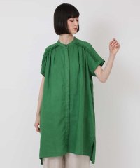 HIROKO BIS/麻製品染めロング丈ブラウス /洗える/506369979