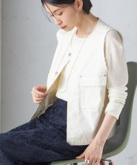 SHIPS WOMEN/〈手洗い可能〉ミリタリー ショート ジレ/506371580