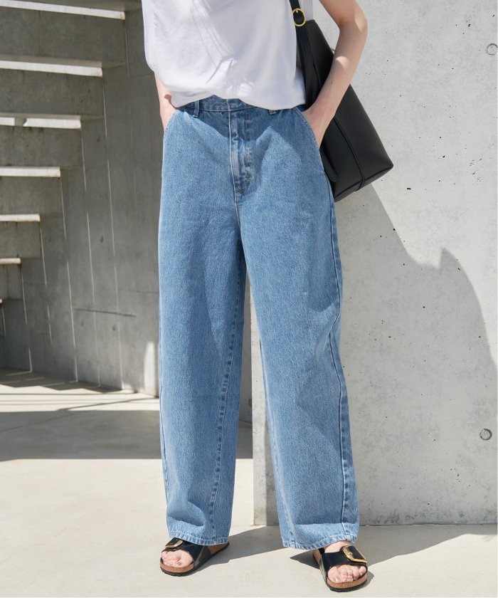 LE DENIM ルーズヘムジーンズ（デニムパンツ・ジーンズ）｜SLOBE