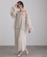 PourVous/プールヴー PourVous ギャザーチュールトップス フォーマル ワンピース パーティードレス 20代 30代 40代/506372352