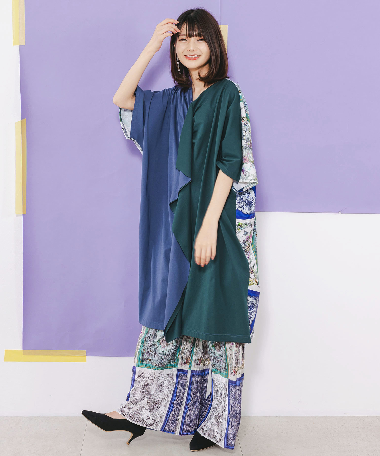 Amazon | メンズ ドクロ柄 ブラック シフォン ストール Chiffon