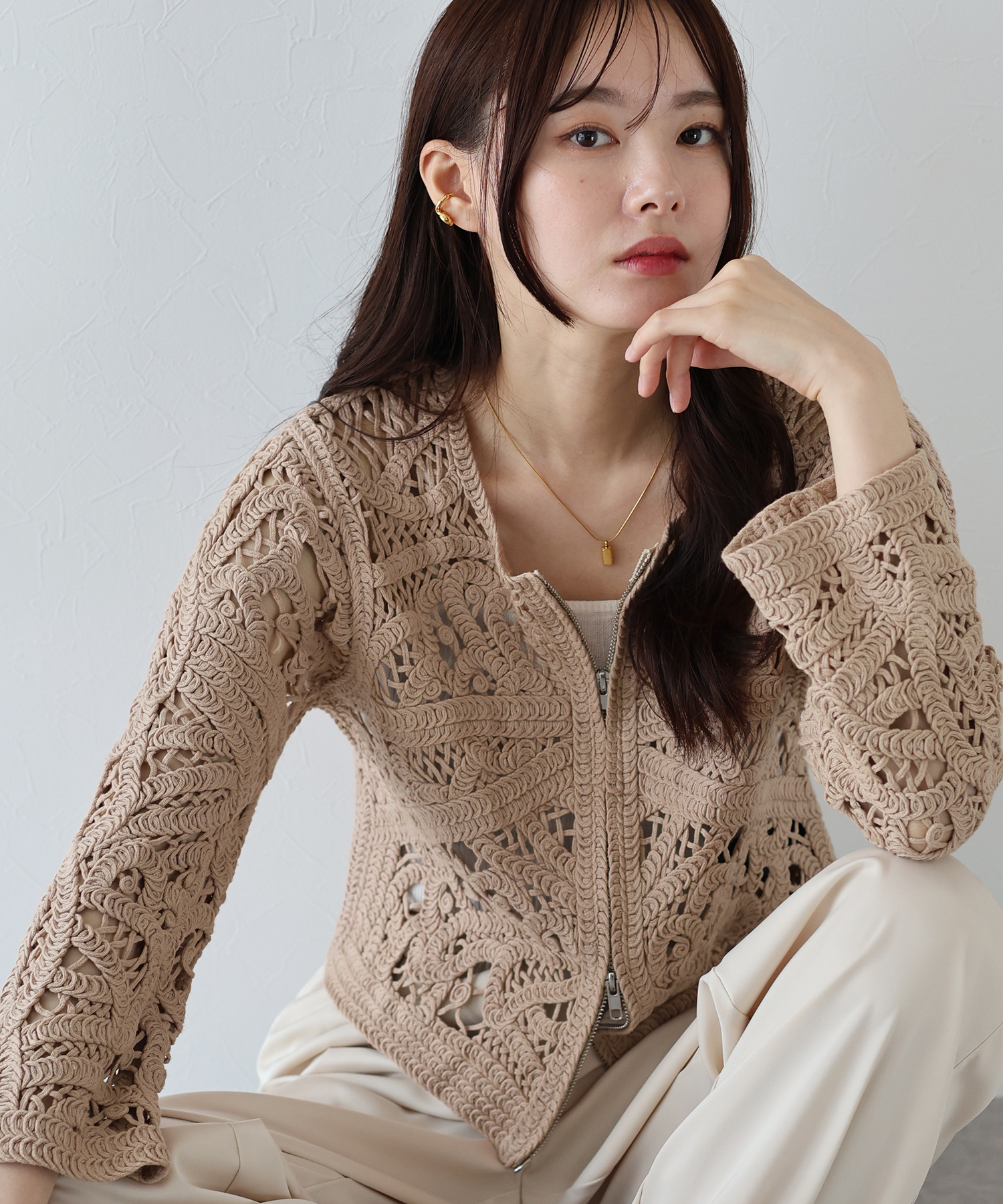 楽天市場】24FW TODAYFUL トゥデイフル Crochet Knit Shirts
