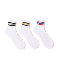 SHIPS any MEN/SHIPS any: 3足セット クオーター ソックス/506373965