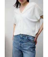 AZUL by moussy/半袖ニットカーディガン/506376907