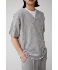 AZUL by moussy/スカシアミレイヤードニット/506376929