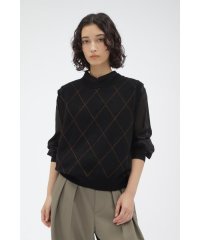 MARGARET HOWELL/FINE WOOL GRAPHIC ARGYLE/506377125