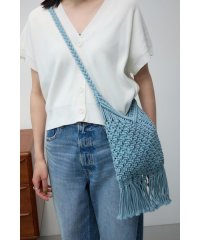 AZUL by moussy/マクラメパターンショルダーバッグ/506382875