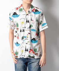 JEANS MATE/ジーンズメイト JEANS MATE 【UNIIT】レーヨン100% 総柄プリントシャツ バリエーション豊富 ひんやり感/505309374