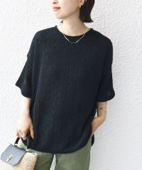 SHIPS WOMEN/〈手洗い可能〉ランダム ブルーゼ ショート スリーブ プルオーバー/506389085