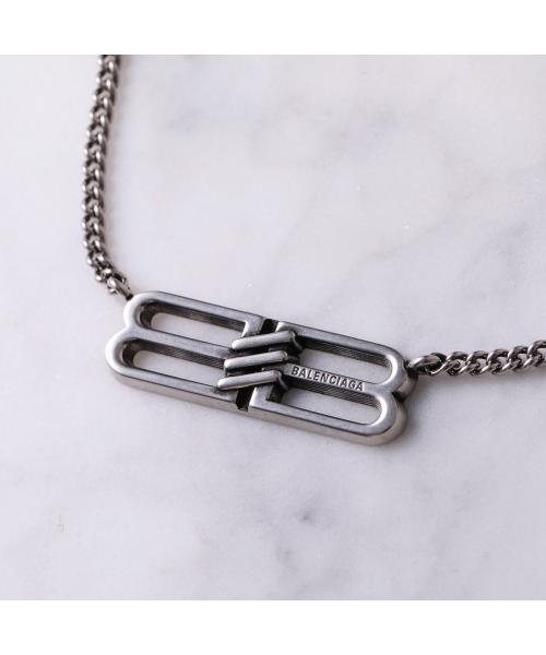 BALENCIAGA ネックレス BB ICON 696223 TZ99I BBロゴ チェーン BALENCIAGA ネックレス BB ICON 696223 TZ99I BBロゴ チェーン