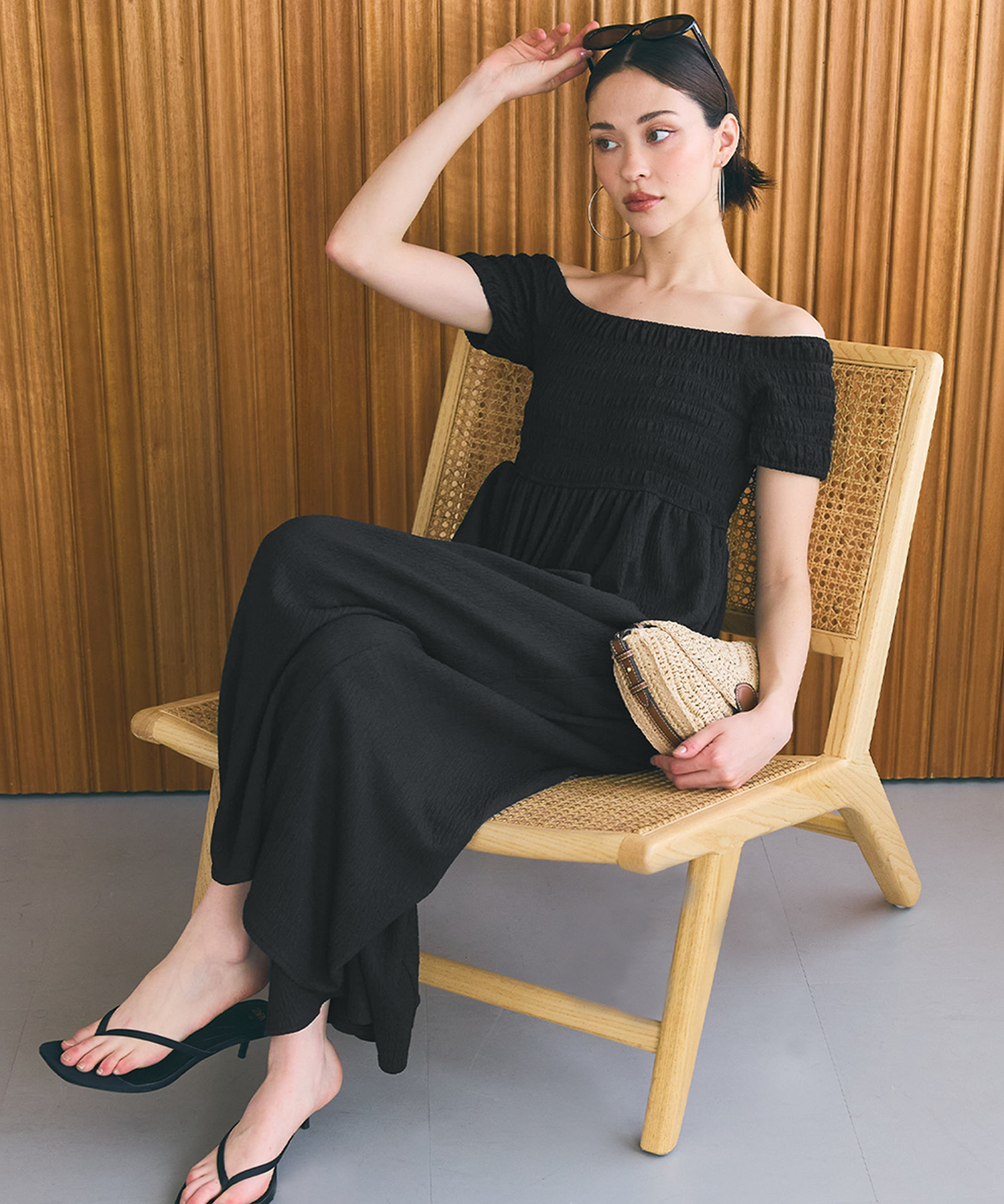 JOSE MOON オールインワン OFF SHOULDER ALL IN ONE/オフ