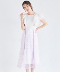 tocco closet/トッコクローゼット tocco closet ハシゴレース×フラワーシフォンマーメイドスカート/506359838