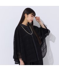 Liliane Burty/レーヨン混コードレース　ボレロブラウス/506371565