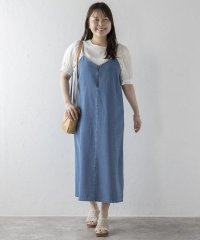 Bonjour Sagan/ボンジュールサガン BONJOUR SAGAN フロントジップデニムキャミワンピース/506398565