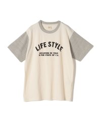 SHIPS Days/【SHIPS DAYS別注】UNDYED: プリント ショートスリーブ Tシャツ/506399129