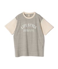 SHIPS Days/【SHIPS DAYS別注】UNDYED: プリント ショートスリーブ Tシャツ/506399129