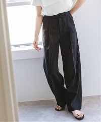 NOBLE/ストライプツイルストレッチスラックスパンツ/506399143