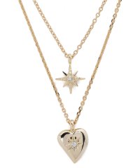 LANVIN en Bleu(JEWELRY)/ランバン オン ブルー LANVIN en Bleu ハート＆スターモチーフ 2点セットネックレス/506322585