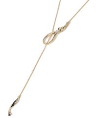 LANVIN en Bleu(JEWELRY)/ランバン オン ブルー LANVIN en Bleu メタリックリボン ネックレス/506322588