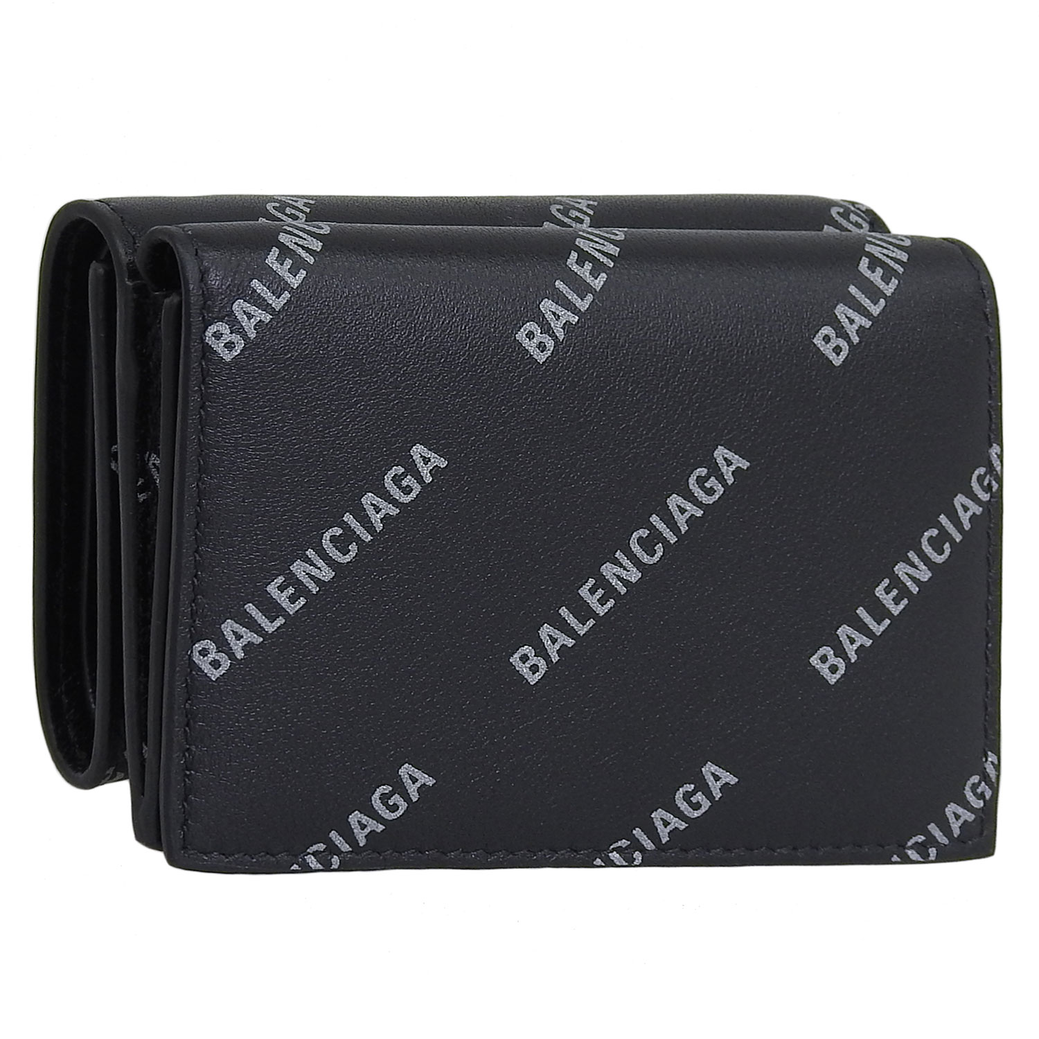 バレンシアガ財布　ブラック BALENCIAGA ブラック 二つ折り財布